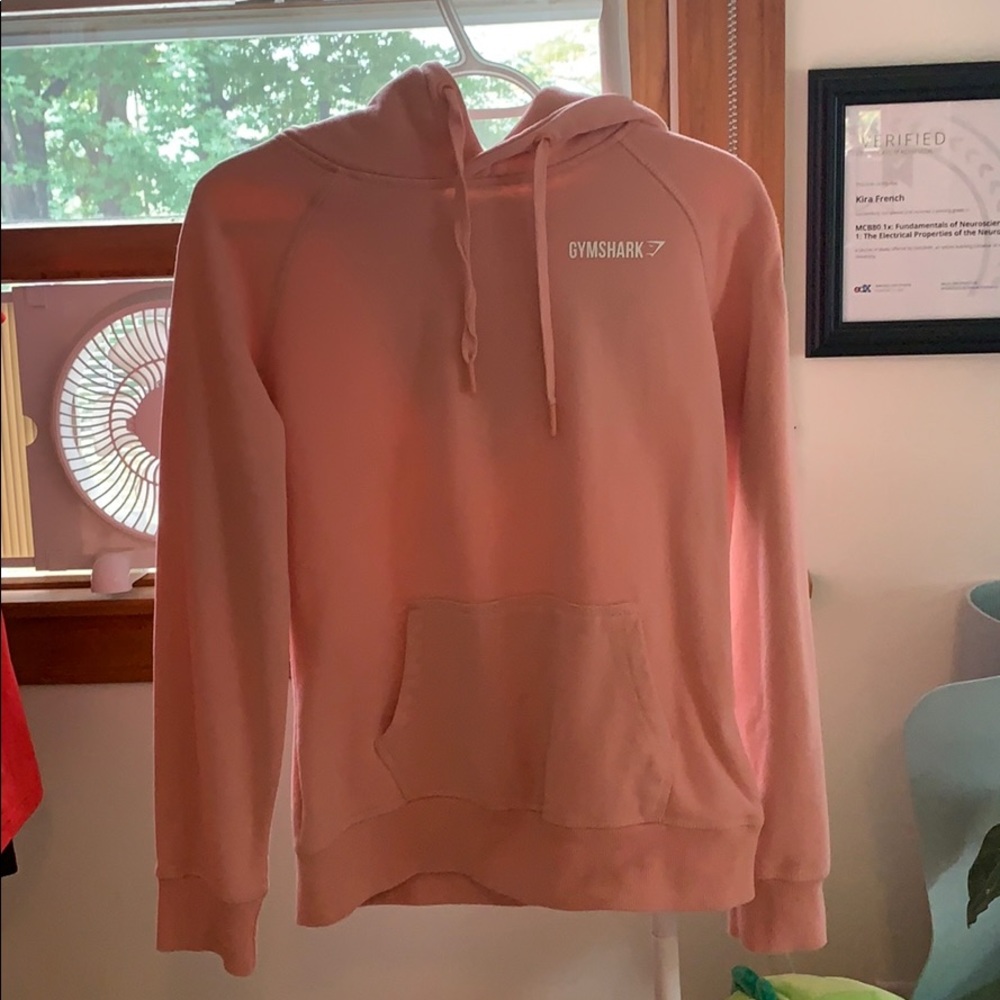 Gymshark Women’s Peach Pink Crest Hoodie